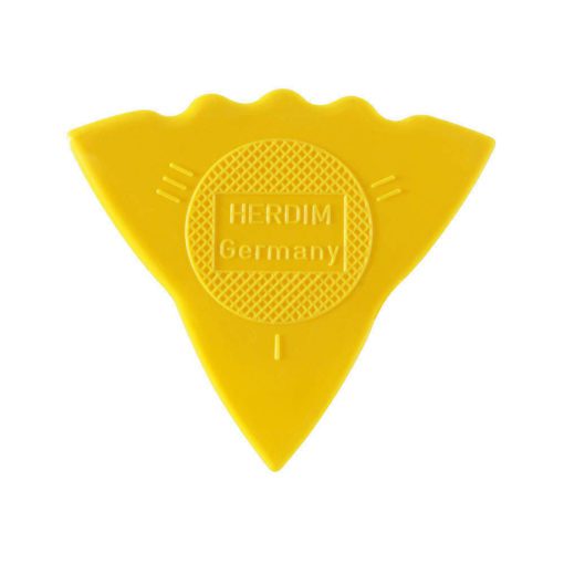 Herdim gitaar triangle plectrums - geel